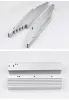 Aluminum table telescopic slide,save space ,Concealed folding table guide rail hinge, Flat push folding furniture hardware