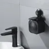 Flytande tvål dispenser ingen borrning kök hem badrum vattentätt utrymme sparar starkt lager praktisk abs sug kopp vägg monterad
