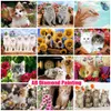 Evershine 5D Diamond Painting Cat Cross Stitch Full Square Mosaic Animal New Arrival AB Drill Embroidery Flower Handmade Hobby