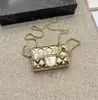 Mini Mini Fanny Pack Designer Purse Sheepskin Diamond Gold Gold Gold Hardware CC Bolsa de luxo Matelasse Chain Crossbody Bag titter Carteira da moeda Sacoche 11x7cm