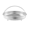 Double Boilers Vegetable Steamer Insert Stainless Steel Basket With Removable Handle Versatile Drain Rack For Vegetables Kitchen