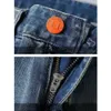 Summer Mens Jeans Designer Pants High-end Trendy 9-point Jeans Men Slim-fit All-match Trousers Small Feet Elastic 9-points Pants Jeans Ripped Skinny Cowboy Pant 149