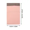 Sacs de rangement 100 pcs enveloppes en plastique paquet de courrier rose paquet de livraison express de livraison de choc.