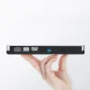 Hubs USB3.0 External CD Player 12.7mm Tray Type Ultra Slim DVDRW Optical Drive Recorder for Computer Laptop PC