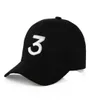 Ny chans Rapparen 3 Dad Hat Baseball Cap justerbar strapback Black Baseball Caps3272088