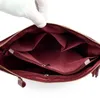 Sznurka mody miękka skórzana torebki PU torebki luksusowe projektanty damskie torba na ramię
