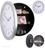 Kreative versteckte geheime Aufbewahrung Wanduhr Home Deziation Büro Sicherheit Sicherer Geld Stash Schmuck Container Clock5589434