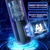 Automatische teleskopische Rotation Männliche Masturbator -Tasse Vagina Saughöhe Blowjob Sex Machine für Männer Taschensaugung Masturbation Spielzeug 240409