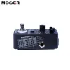 Câbles MOOER Micro Drummer Guitar Pedal Digital Drum Hine Guitar Effet Pedal Tap Tempo Fonction True Bypass Full Metal Shell