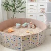 Ins Korean Style Childrens Indoor Multi-purpose Game Pool Print Bobo Ball Pool Environmental Pvc Baby Outdoor Swimming Pools 240403