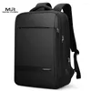 Backpack Mark Ryden Backback For Men Male Oxford Preppy Teenager Bag Computer Laptop Leather Pack High Capacity Bags Mochila Business Boy