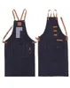 Salon Hair Cutting Apron Barber Sleeveless Denim Apron Hairdresser Hair Cutting Protection Tool Hairdresser Styling Cloth Tools8906199767