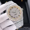 Luksusowe wyglądające w pełni obserwuj mrożone dla mężczyzn Woman Top Craftsmanship Unikalne i drogie Mosang Diamond 1 1 5a zegarki dla Hip Hop Industrial Luxurious 5593