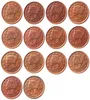 US Coins Full Set 18391852 14pcs Différentes dates pour les cheveux tressés choisis 100 Copper Copy Copy COINS4840728