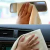 90x60cm Chamois Natural Free Forme Nettoyer Veilleur de cuir authentique Suede ultra absorbante Toison secs rapides pour les accessoires de lavage de voiture