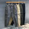 Pantaloni da uomo 2024 tute autunnali jogger sport sport harem casual cotone retrò pantaloni neri y2k