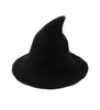 Cappello da strega Diversificato lungo il cappello di lana di pecora a maglia Fisherman Hat Female Fashion Witch Basin Bucket per Halloween313767521611