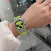 Designer Watch Orologi meccanici automatici di lusso Wang Ziwens cronografo multifunzionale con quadrante grande e neutro Diamine Diamond Inlay Movement Wristwatc