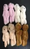 HXLTOYSTORE 6CM PSH Mini Teddy Bear Long Wool Piccolo Piccolo Piegale Portanti per animali Pendiari per Bouquet a catena chiave 4Color8070170