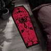 Carpets Large Faux Blanket Halloween Carpet Dark Gothic Living Room Decoration Dirt Event Tan Knit Throw