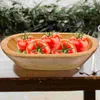 Geschirrsets Holzfruchte Tellerschalen Hausbamm Dekoration Dekoratives Salat Couchtisch Tablett