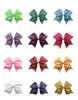 Girls 'Glitter Gradient Bow, Cheerleader Hairbow, maßgeschneiderte Print -Logo -Buchstaben, 10pcs