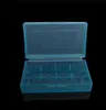 Portabel 18650 Batterilagring Box Plast Battery Case Box Holder Storage Container Pack 218650 eller 418350 CR123A 16340 Battery4814632