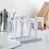 Tasse Hanging trockenes Regal verklagten Abflussflaschenlager Rack Weinglas Rack Küche Tischhalter Tasse Halter Zubehör