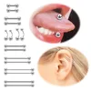 Nose Rings Studs Fashion Stainless Steel Horseshoe Fake Ring C Clip Lip Piercing Stud Hoop For Women Men Barbell Drop Delivery Je J Dhrt8