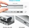 Hubs RSHTECH 10Gbps USB C Hub 4Port USB 3.2 Gen 2 Data Hub Aluminum Portable USBC Splitter for MacBook Pro Air Surface Laptops