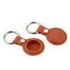 Colorful Leather Keychain Party Favor Anti-lost Airtag Protector Bag All-inclusive keychain locator Individually Packaged Small Gift Pendants