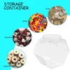 Bouteilles de rangement Candy Holder Mini Articles Jar Pots de thé transparents Biscuit Small Cookie Container Paies Les porte-animaux Sweet