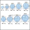 Mögel ny sfär runda sil kosmisk bollharts mögel epoxy mod 3d pendel konst verktyg handgjorda smycken droppleveransverktyg utrustning dhbnw