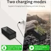 Banks 100000MAH Power Bank Magnetic Wireless Super Fast Charge 2.1A Xiaomi iPhone15ポータブルバッテリー用の4USB PowerBankのソーラー充電