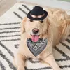 Hundkläder PET -kostym 2 stycken passar cowboy för små medelstora hundar Halloween kläder