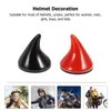 Casques de moto 8pcs accessoires Creative Evil Horns