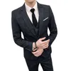 Costumes pour hommes Blazers Suit élégant et confortable Business Men + Leisure Professional Suit Slim Handsome Marriage Three-Piece Set