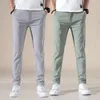 Springowe i jesieni Męskie spodnie golfowe Wysokiej jakości elastyczność moda swobodne oddychające spodnie 240412