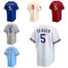 stitched Baseball Jerseys Corey Seager home away jersey men women Youth S-6XL