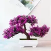 Kunstmatige planten bonsai kleine boompot nep plantenbloemen ingeput ornamenten voor thuiskamer tafel decoratie el tuindecor 240408