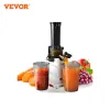 Juicers Vevor Masticating Juicer, Cold Press Juicer Machine, 1.3 "Feed Chute, Juice Extractor Maker High Juice 수율, 청소가 쉽습니다.