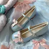 Chaussures habillées kawaii sweet lolita rond tête mi-talon mignon pu cuir cuir anime harajuku arc princesse go-the party women shoe