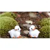 装飾的な置物2pcs/lotミニ装飾羊1.9cm小さなアンテロープ妖精の庭の家の装飾diyミニチュア動物