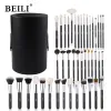 Shadow Beili Makeup Brush Set с держателем 3042pcs Профессиональный фундамент порошковые румянные набор для век набор для макияжа инструменты для макияжа