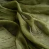 2st Olive Moss Green Gaze Semi-Sheer Table Runner Cheesecloth Track för bröllopsfest Bruddusch Boho borddekor