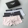 Underpants Herren unterbessen Designer Kurzer Unterwäsche Boxer Eis Silk Summer Ultra Dünn Abschnitt Beliebte Lose Boxer Shorts Kopfschlitz lol A3