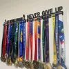 Hooks 30 Typ Medal Holder Hanger Bracket Wall Iron Triathlon Running Sport Home Office Decor Challenge Hanging Rack
