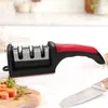 Affitta per coltello a 3 segmenti Knife Affiliatore per la casa Affila rapida Affilatura del bastone da cucina Gadget da cucina da cucina