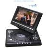 Spelare 7,8 tum Portable HD TV Home Car DVD Player VCD CD MP3 DVD Player USB Cards RCA TV Portatil Cable Game 16: 9 Rotate LCD Screen