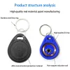 Keychains 50pcs Smart Chip Rfid Id 125khz Readonly Card Access Control Keychain Em4100 Tag Tk4100 Badge Token Not Writable